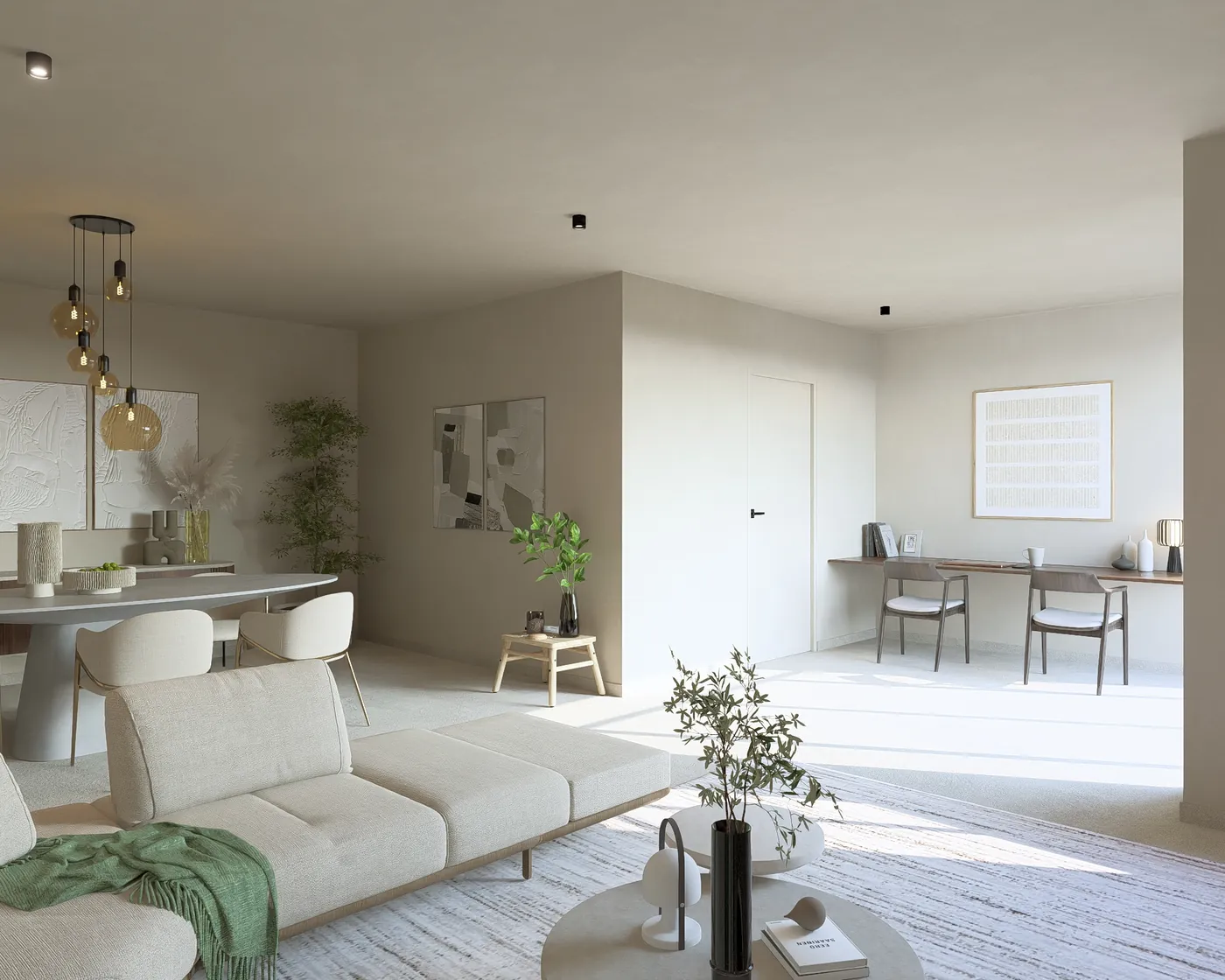 Woonkamer richting eethoek